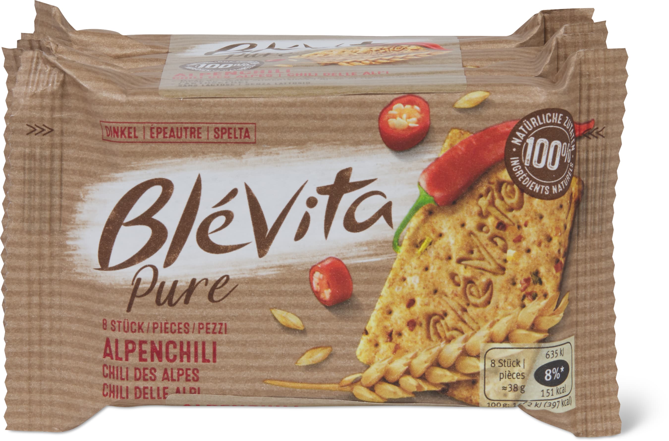 Pure Chili des Alpes, sans lactose, végane